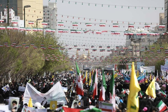 راهپیمایی روز قدس در مشهد(2)