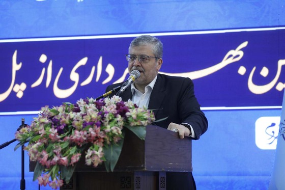 مراسم بهره برداری از پل دهرود
