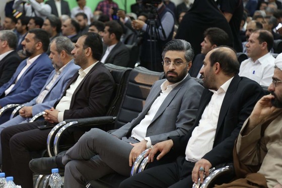 مراسم بهره برداری از پل دهرود