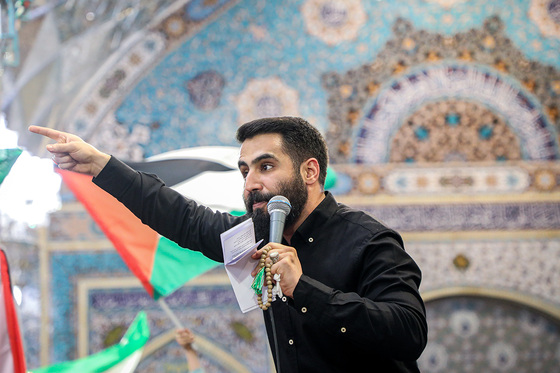اجتماع مردمی «وعده صادق» در حرم مطهر رضوی