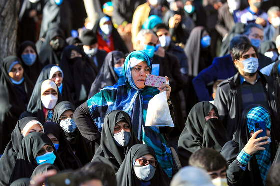 تشییع و خاکسپاری پیکر ۲ شهید گمنام دفاع مقدس در مشهد