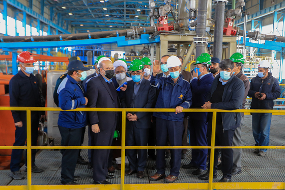 بهره برداری از واحد تولیدی کنسانتره سنگ آهن در سنگان خواف