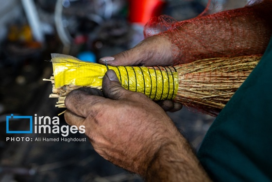 گزارش تصویری | جاروی سنتی قَرامَلِک