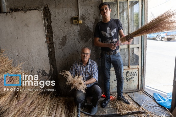 گزارش تصویری | جاروی سنتی قَرامَلِک