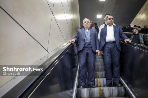 گزارش تصویری | بهره‌برداری از سکوی دوم خط ۳ متروی مشهد
