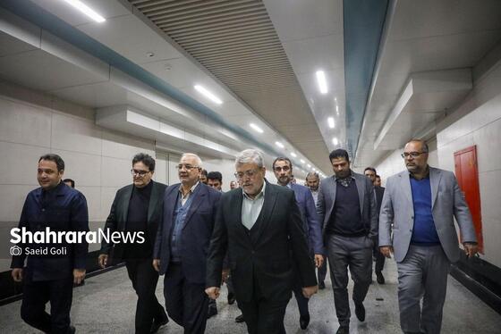 گزارش تصویری | بهره‌برداری از سکوی دوم خط ۳ متروی مشهد