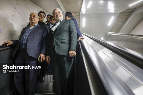 گزارش تصویری | بهره‌برداری از سکوی دوم خط ۳ متروی مشهد