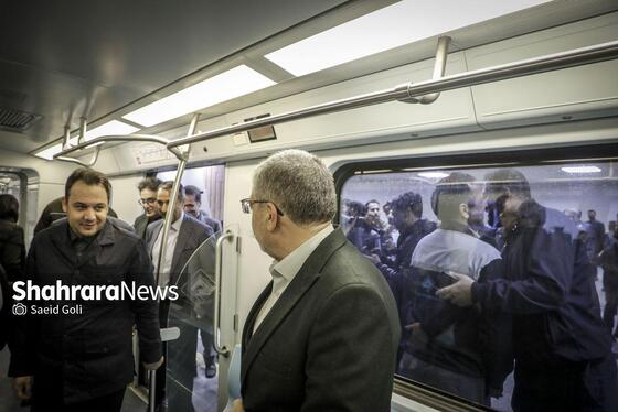 گزارش تصویری | بهره‌برداری از سکوی دوم خط ۳ متروی مشهد