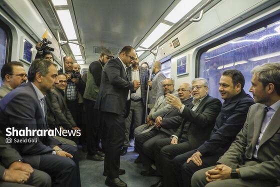 گزارش تصویری | بهره‌برداری از سکوی دوم خط ۳ متروی مشهد