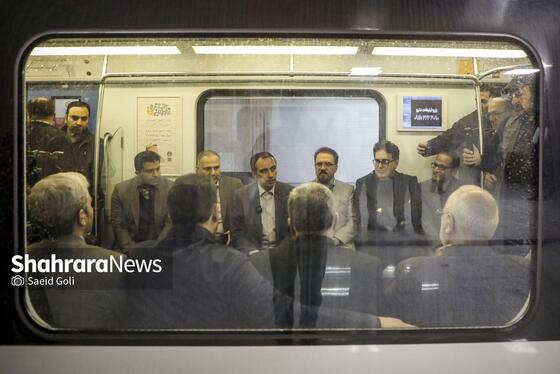 گزارش تصویری | بهره‌برداری از سکوی دوم خط ۳ متروی مشهد