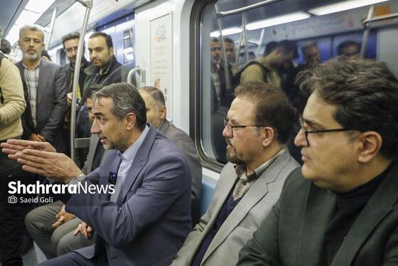 گزارش تصویری | بهره‌برداری از سکوی دوم خط ۳ متروی مشهد