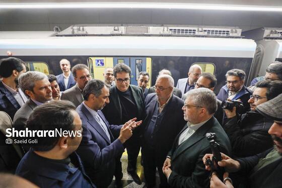 گزارش تصویری | بهره‌برداری از سکوی دوم خط ۳ متروی مشهد