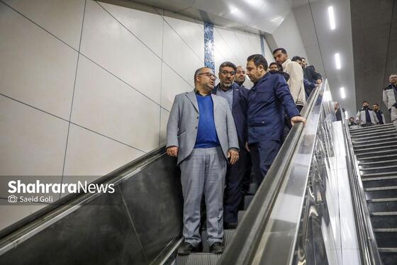 گزارش تصویری | بهره‌برداری از سکوی دوم خط ۳ متروی مشهد
