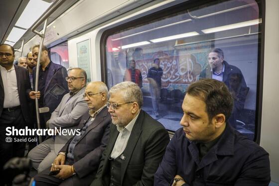 گزارش تصویری | بهره‌برداری از سکوی دوم خط ۳ متروی مشهد