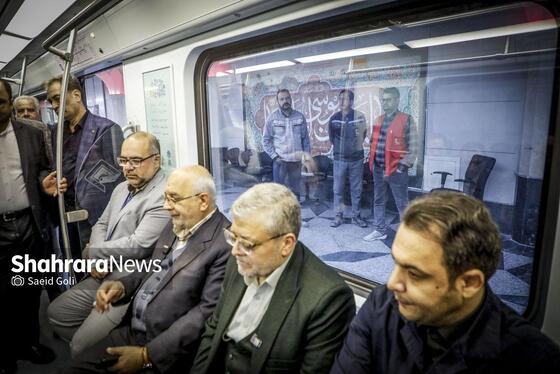 گزارش تصویری | بهره‌برداری از سکوی دوم خط ۳ متروی مشهد