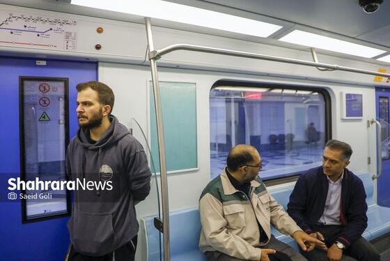 گزارش تصویری | بهره‌برداری از سکوی دوم خط ۳ متروی مشهد