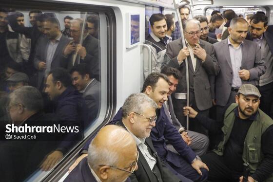 گزارش تصویری | بهره‌برداری از سکوی دوم خط ۳ متروی مشهد