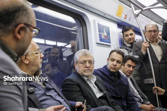 گزارش تصویری | بهره‌برداری از سکوی دوم خط ۳ متروی مشهد