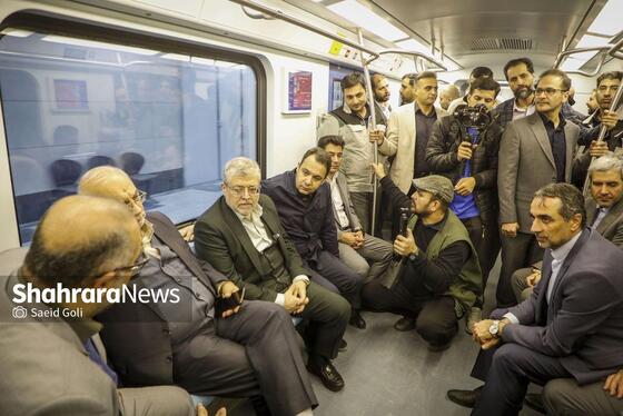 گزارش تصویری | بهره‌برداری از سکوی دوم خط ۳ متروی مشهد