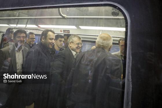 گزارش تصویری | بهره‌برداری از سکوی دوم خط ۳ متروی مشهد