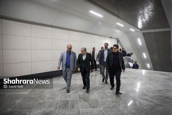 گزارش تصویری | بهره‌برداری از سکوی دوم خط ۳ متروی مشهد