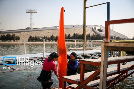 گزارش تصویری | لیگ قایقرانی کانوپولو زنان