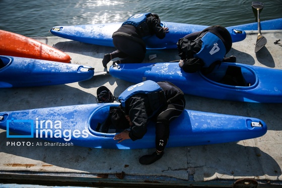 گزارش تصویری | لیگ قایقرانی کانوپولو زنان