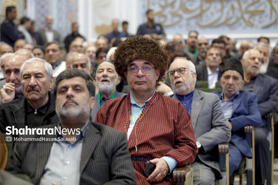 گزارش تصویری | آیین افتتاحیه بیست‌ودومین اجلاس بین‌المللی پیرغلامان حسینی در حرم مطهر رضوی