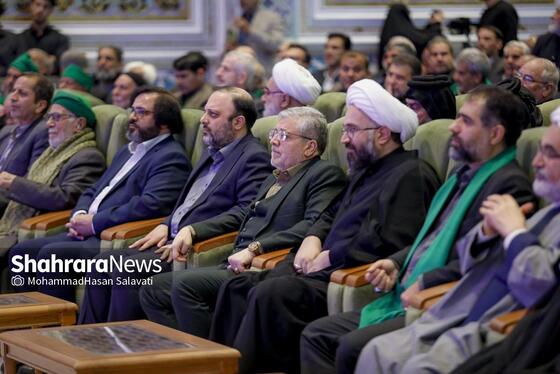 گزارش تصویری | آیین افتتاحیه بیست‌ودومین اجلاس بین‌المللی پیرغلامان حسینی در حرم مطهر رضوی