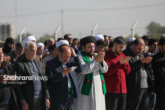 گزارش تصویری | اقامه نماز باران و استغاثه به درگاه الهی در مشهد (۲۲ آبان ۱۴۰۴)