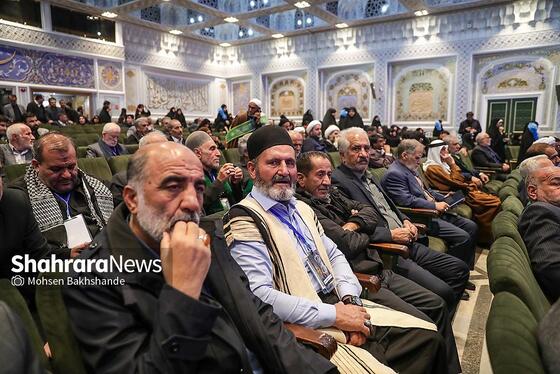 گزارش تصویری | اختتامیه بیست‌ودومین اجلاسیه بین‌المللی پیرغلامان حسینی در حرم مطهر رضوی