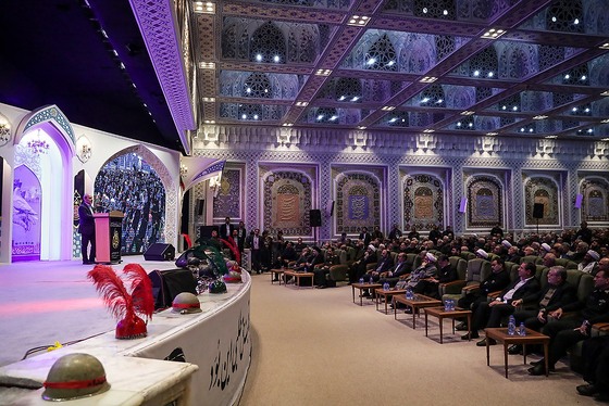 گزارش تصویری | اختتامیه بیست‌ودومین اجلاسیه بین‌المللی پیرغلامان حسینی در حرم مطهر رضوی