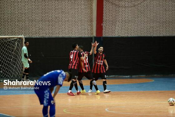گزارش تصویری | لیگ دسته اول فوتسال | مسابقه بازرگانی دائم پناه و کسری گرمدره