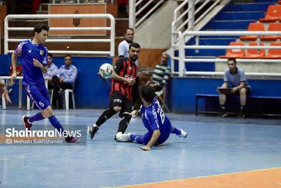 گزارش تصویری | لیگ دسته اول فوتسال | مسابقه بازرگانی دائم پناه و کسری گرمدره