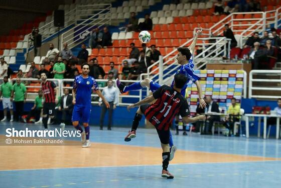 گزارش تصویری | لیگ دسته اول فوتسال | مسابقه بازرگانی دائم پناه و کسری گرمدره