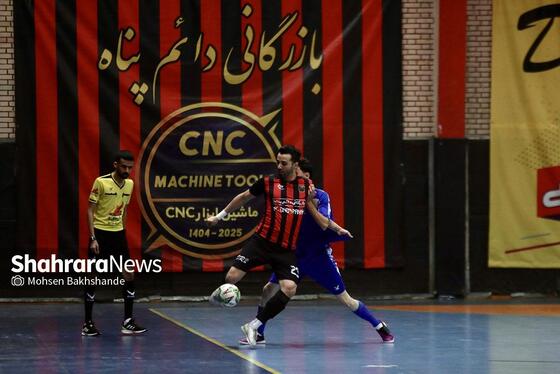 گزارش تصویری | لیگ دسته اول فوتسال | مسابقه بازرگانی دائم پناه و کسری گرمدره