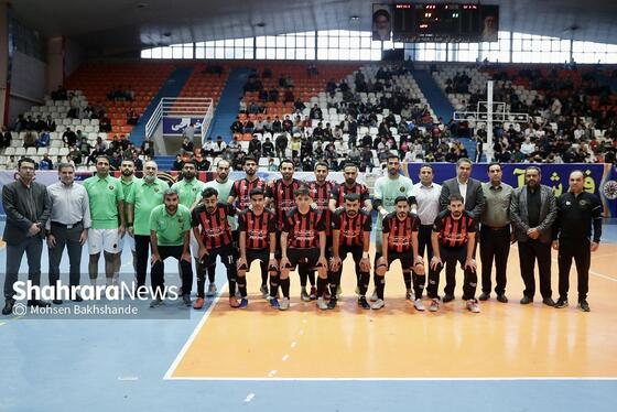 گزارش تصویری | لیگ دسته اول فوتسال | مسابقه بازرگانی دائم پناه و کسری گرمدره