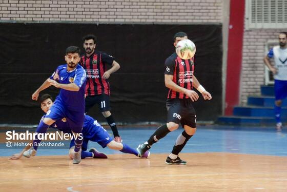 گزارش تصویری | لیگ دسته اول فوتسال | مسابقه بازرگانی دائم پناه و کسری گرمدره