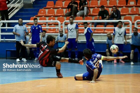 گزارش تصویری | لیگ دسته اول فوتسال | مسابقه بازرگانی دائم پناه و کسری گرمدره