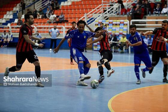 گزارش تصویری | لیگ دسته اول فوتسال | مسابقه بازرگانی دائم پناه و کسری گرمدره