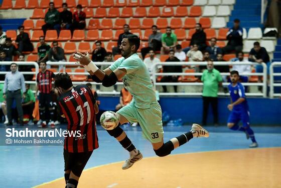 گزارش تصویری | لیگ دسته اول فوتسال | مسابقه بازرگانی دائم پناه و کسری گرمدره