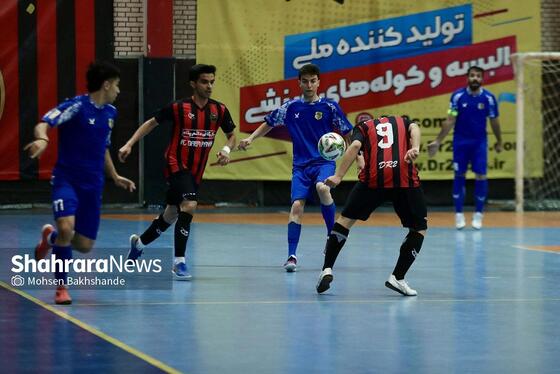 گزارش تصویری | لیگ دسته اول فوتسال | مسابقه بازرگانی دائم پناه و کسری گرمدره