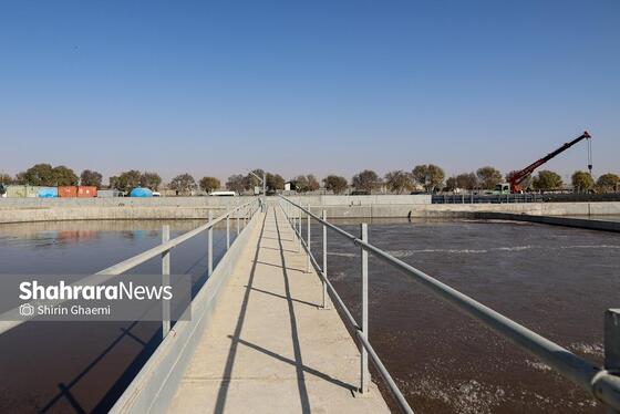 گزارش تصویری | فاز توسعه تصفیه‌خانه شماره دو غرب مشهد (پرکندآباد) (۲۶ آبان ۱۴۰۴)