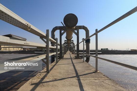 گزارش تصویری | فاز توسعه تصفیه‌خانه شماره دو غرب مشهد (پرکندآباد) (۲۶ آبان ۱۴۰۴)