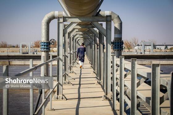 گزارش تصویری | فاز توسعه تصفیه‌خانه شماره دو غرب مشهد (پرکندآباد) (۲۶ آبان ۱۴۰۴)