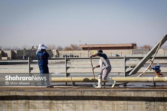 گزارش تصویری | فاز توسعه تصفیه‌خانه شماره دو غرب مشهد (پرکندآباد) (۲۶ آبان ۱۴۰۴)