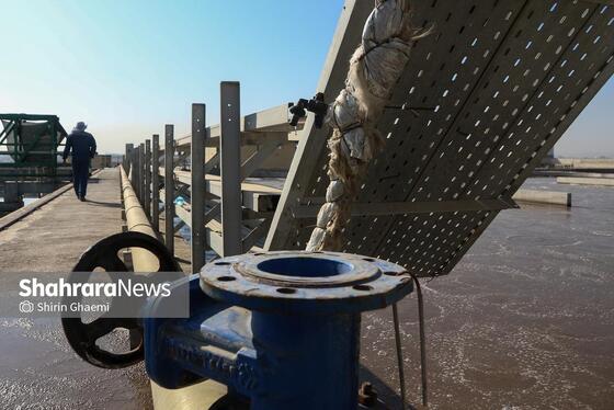 گزارش تصویری | فاز توسعه تصفیه‌خانه شماره دو غرب مشهد (پرکندآباد) (۲۶ آبان ۱۴۰۴)