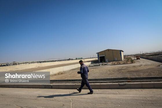 گزارش تصویری | فاز توسعه تصفیه‌خانه شماره دو غرب مشهد (پرکندآباد) (۲۶ آبان ۱۴۰۴)