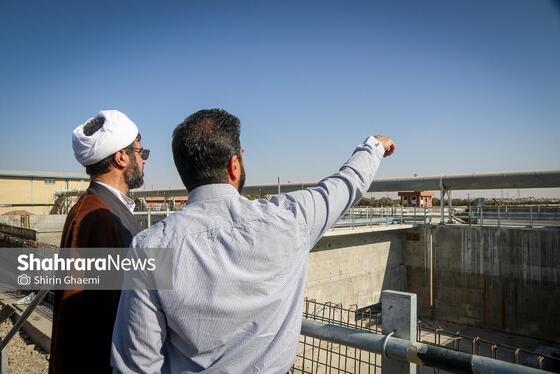 گزارش تصویری | فاز توسعه تصفیه‌خانه شماره دو غرب مشهد (پرکندآباد) (۲۶ آبان ۱۴۰۴)