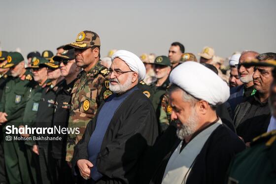 گزارش تصویری | مراسم استقبال از پیکر ۱۳ شهید گمنام دفاع مقدس در مشهد